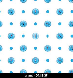 The compass pattern Stock Vector