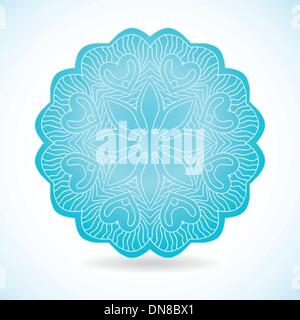Vintage background with bright colors mandala Stock Vector