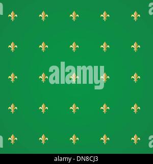 fleur de lis seamless pattern Stock Vector