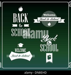 Back to School Sale Typographic - Vintage Style Back to School Stock ...