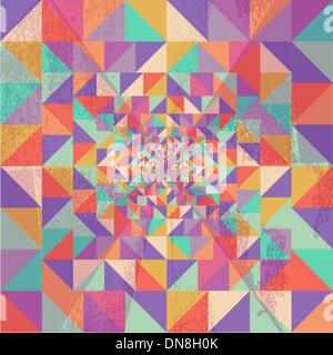 Geometric seamless pattern grunge texture background EPS10 file. Stock Vector
