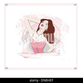Woman perfume spray bottle icon, realistic style Stock Vector Image ...