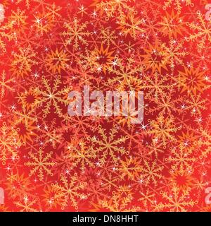 Seamless pattern with stars and snowflakes Stock Vector