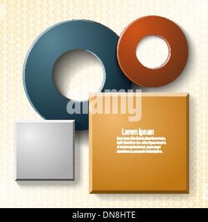 Set of elements for web design and infographics Stock Vector
