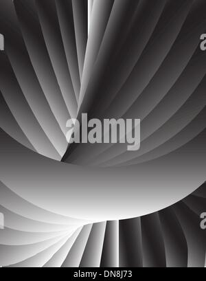 Retro Radial light and ground Background Stock Vector