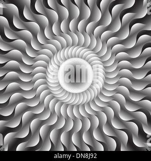 Retro Radial light and ground Background Stock Vector