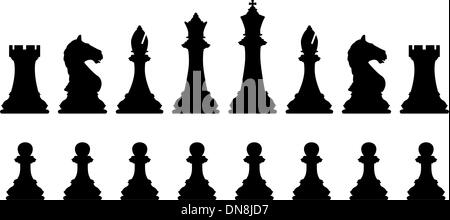 Chess set Stock Vector