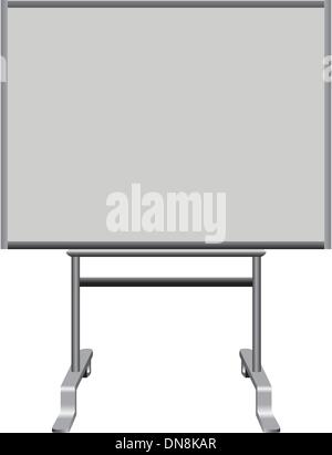 Office plastic board to write Stock Vector