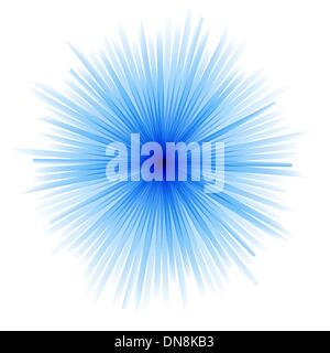 Retro Radial light and ground Background Stock Vector