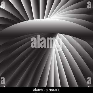 Retro Radial light and ground Background Stock Vector