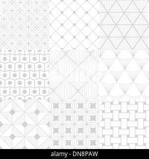 seamless white pattern Stock Vector