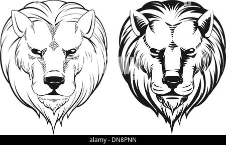 Lion Sketch Illustration Stock Vector Image & Art - Alamy