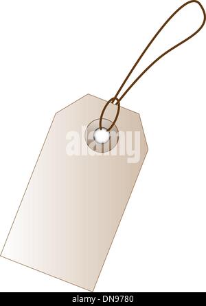 Vector price tag with empty space for marketing design. Stock Vector