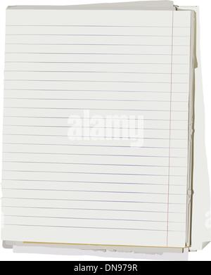 Old note book Stock Vector
