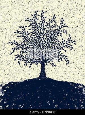 textured tree illustration Stock Vector Image & Art - Alamy