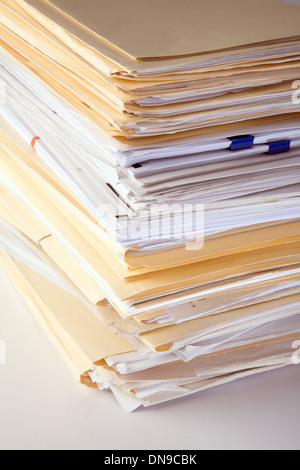 file Stack close up shot Stock Photo - Alamy
