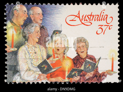 AUSTRALIA - CIRCA 1988:stamp printed by Australia, shows Church Choir, circa 1988. Stock Photo