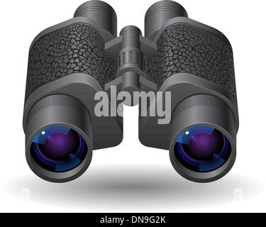 Icon for binoculars Stock Vector