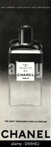 1950s UK Chanel Magazine Advert Stock Photo - Alamy