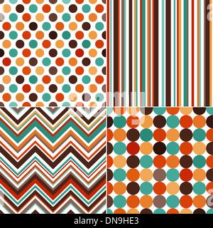 retro stripes seamless pattern Stock Vector Image & Art - Alamy