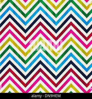colorful seamless zig zag vector pattern Stock Vector