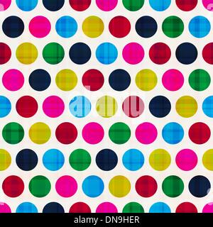 seamless colorful polka background Stock Vector