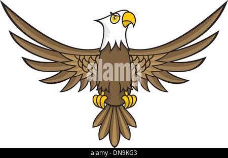 Eagle cartoon Stock Vector