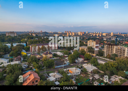 Daylight view from the heights of Donetsk, Ukraine Stock Photo