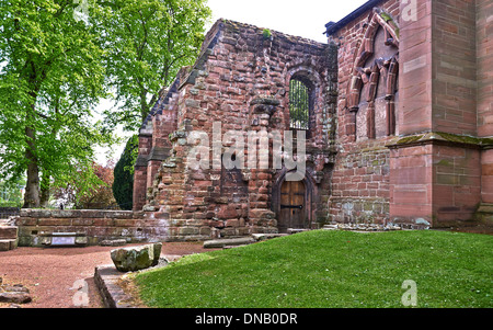 St Johns Cathedral Chester City: King Aethelred reputedly founded the church in 689 Stock Photo