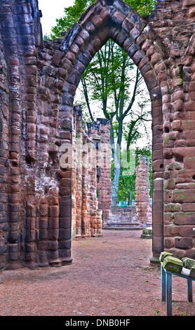 St Johns Cathedral Chester City: King Aethelred reputedly founded the church in 689 Stock Photo