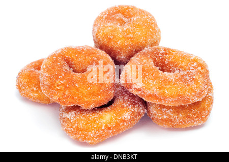 closeup of a pile of rosquillas, typical spanish donuts Stock Photo