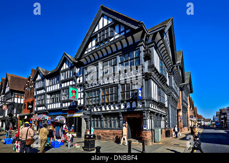 Chester City North West England Stock Photo