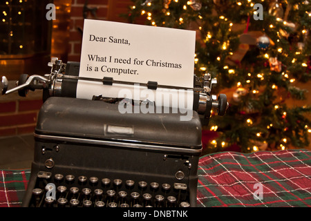 Note for Santa Stock Photo