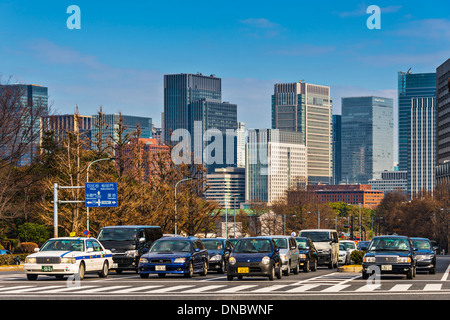 Government buildings of Tokyo, Japan. Stock Photo