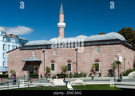 The Dzhumaya Mosque in Plovdiv, the second largest city in Bulgaria. Stock Photo