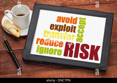 risk management strategies - ignore, accept, avoid, reduce, transfer ...