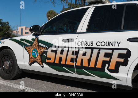 Inverness Florida Citrus County Sheriff Police vehicles Stock Photo - Alamy