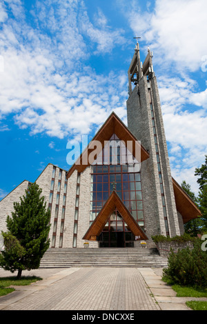 The Catholic Church in Zakopane in Poland. Stock Photo