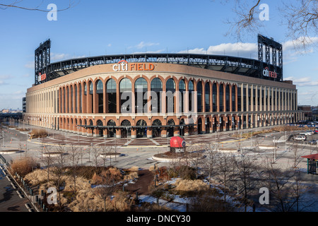 Citi Field, home of New York Mets baseball team, Flushing Meadows, Queens, New York Stock Photo