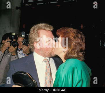 CILLA BLACK UK pop singer with husband Bobby Willis about 1968 Stock Photo