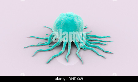 Conceptual image of cancer virus.