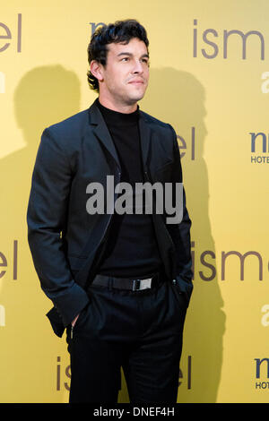 Madrid, Spain. 23rd Dec, 2013. Mario Casas attends 'Ismael' photocall at NH Palacio de Tepa Hotel on December 23, 2013 in Madrid, Spain.Photo: Oscar Gonzalez/NurPhoto Credit:  Oscar Gonzalez/NurPhoto/ZUMAPRESS.com/Alamy Live News Stock Photo