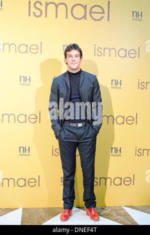 Madrid, Spain. 23rd Dec, 2013. Mario Casas attends 'Ismael' photocall at NH Palacio de Tepa Hotel on December 23, 2013 in Madrid, Spain.Photo: Oscar Gonzalez/NurPhoto Credit:  Oscar Gonzalez/NurPhoto/ZUMAPRESS.com/Alamy Live News Stock Photo