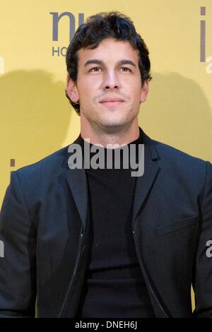 Madrid, Spain. 23rd Dec, 2013. Mario Casas attends 'Ismael' photocall at NH Palacio de Tepa Hotel on December 23, 2013 in Madrid, Spain.Photo: Oscar Gonzalez/NurPhoto Credit:  Oscar Gonzalez/NurPhoto/ZUMAPRESS.com/Alamy Live News Stock Photo