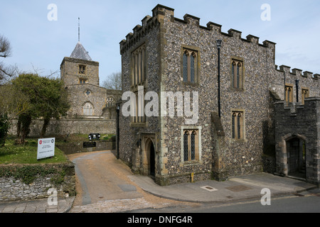 St Wilfrid's Priory long stay residential care home for elderly people Arundel Sussex UK Stock Photo
