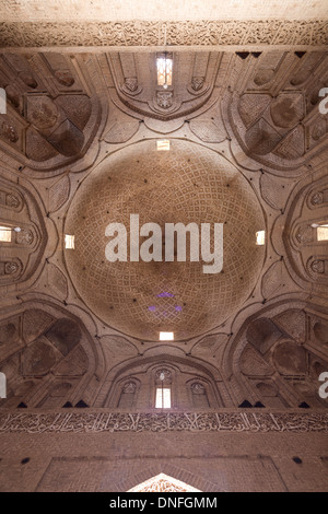 qibla dome chamber, Friday mosque, Ardistan, Iran Stock Photo