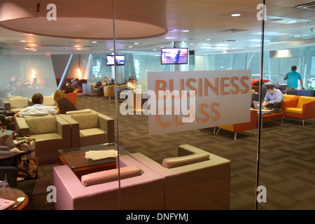 Miami Florida,FL,South,Miami Dade County,Miami International Airport,MIA,terminal,gate,Club America,class lounge,looking FL130915012 Stock Photo