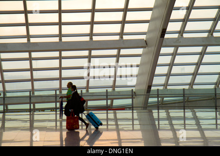 Photo of silhouette adult woman in profile on twilight background. Lonely  woman standing alone moments sunset. Style abstract shadows. Let's Stay  Toge Stock Photo - Alamy