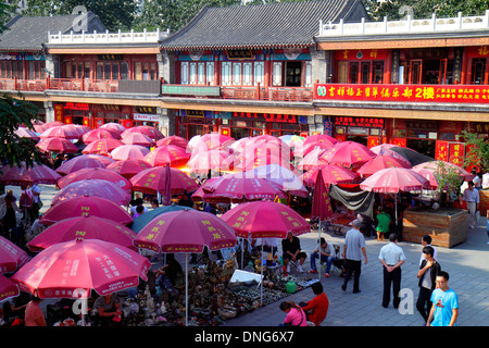 Beijing China,Chinese,Chaoyang District,Panjiayuan Weekend Dirt Flea Market,shopping shopper shoppers shop shops markets marketplace buying selling,re Stock Photo