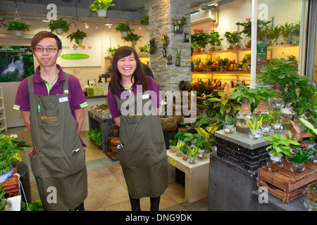 Hong Kong China,HK,Chinese,Kowloon,Prince Edward,Flower Market Road,vendor vendors,stall stalls booth market buying selling,display sale,shopping shop Stock Photo